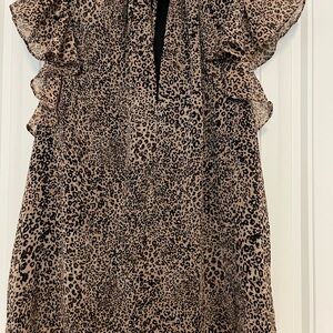 1. State Animal Print Blouse size M